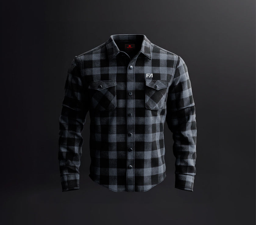 Black Armored Flannel