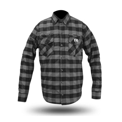 Black Armored Flannel