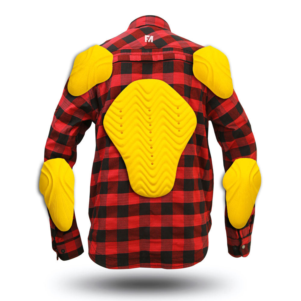 Red Armored Flannel
