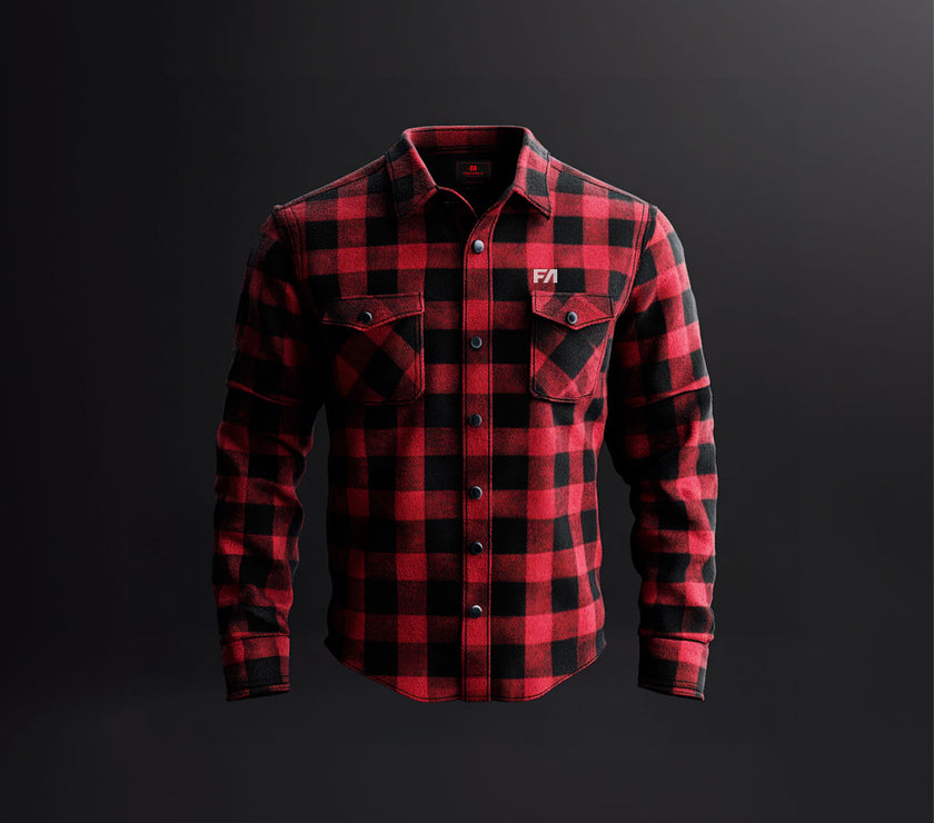 Red Armored Flannel