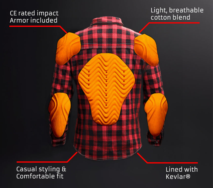 Red Armored Flannel