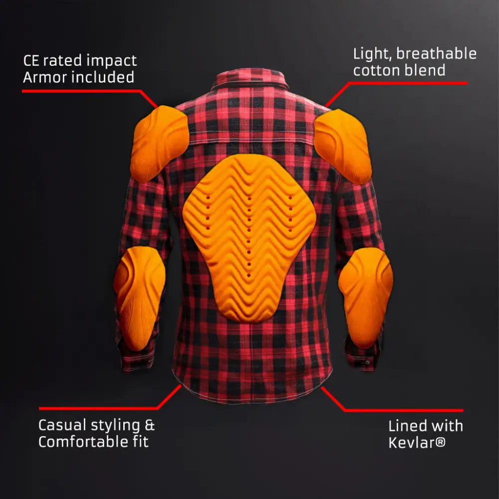 Red Armored Flannel