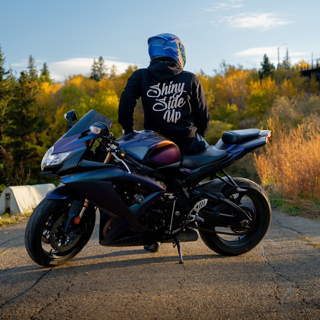 Shiny Side Up Armored Hoodie