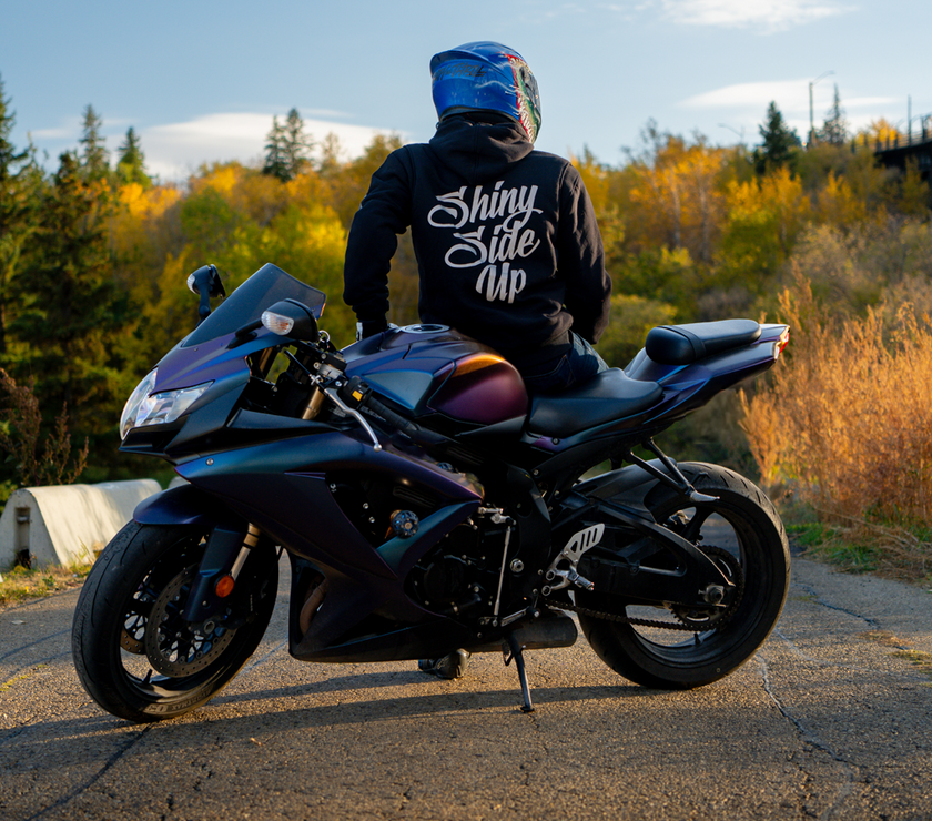 Shiny Side Up Armored Hoodie